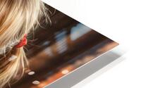 A child eats pasta HD Metal print