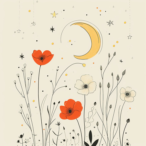 Naughty Lines in a Boho Wonderland Digital Download