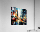Abstract City Vibes Acrylic Print