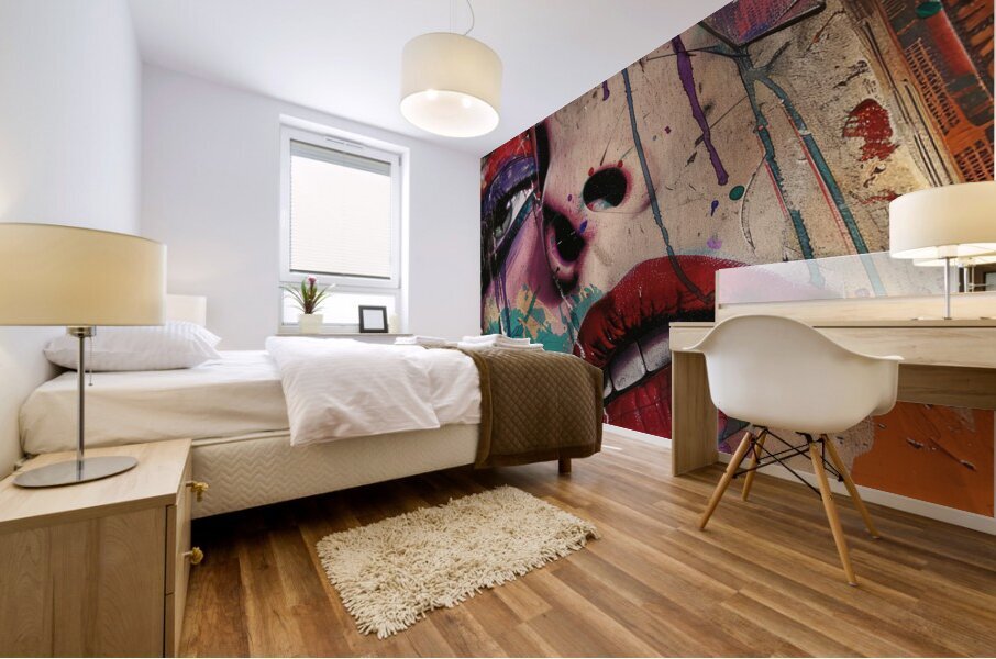 Abstract Bold Whispers Mural print