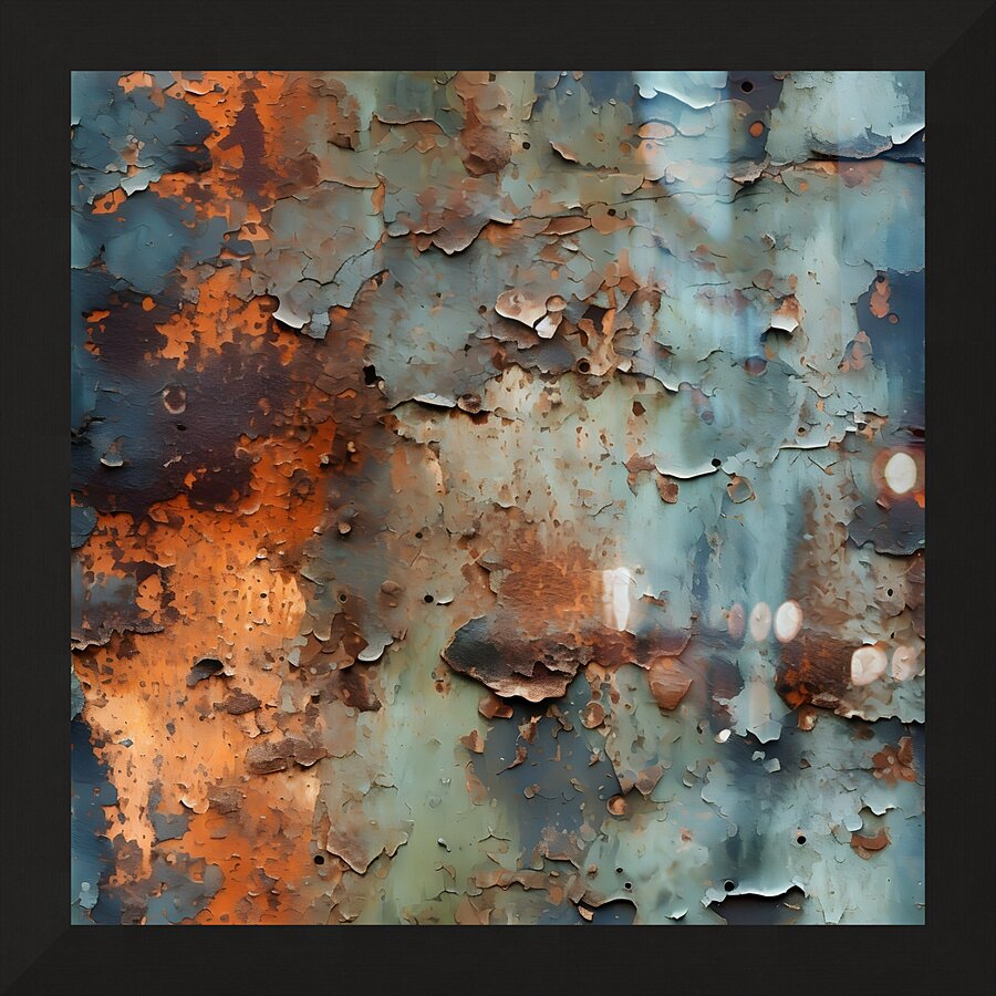 Rust and Reminiscence Picture Frame print