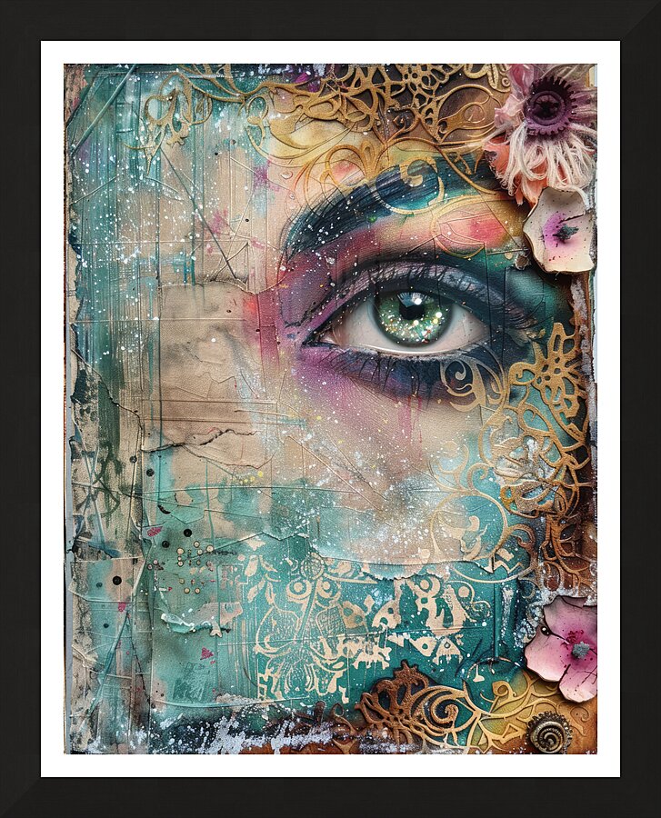Abstract Enchanted Eye Picture Frame print