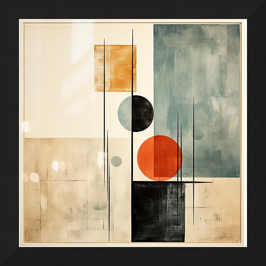 Abstract Symphonic Lines Picture Frame print