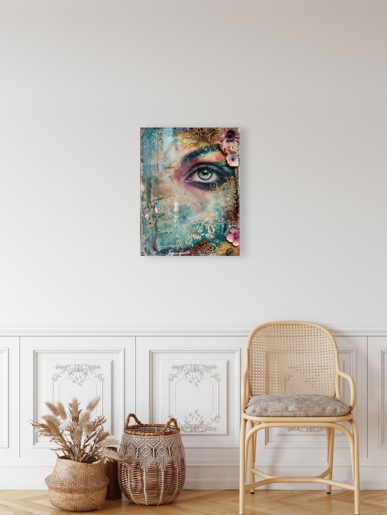 Abstract Enchanted Eye Reproduction
