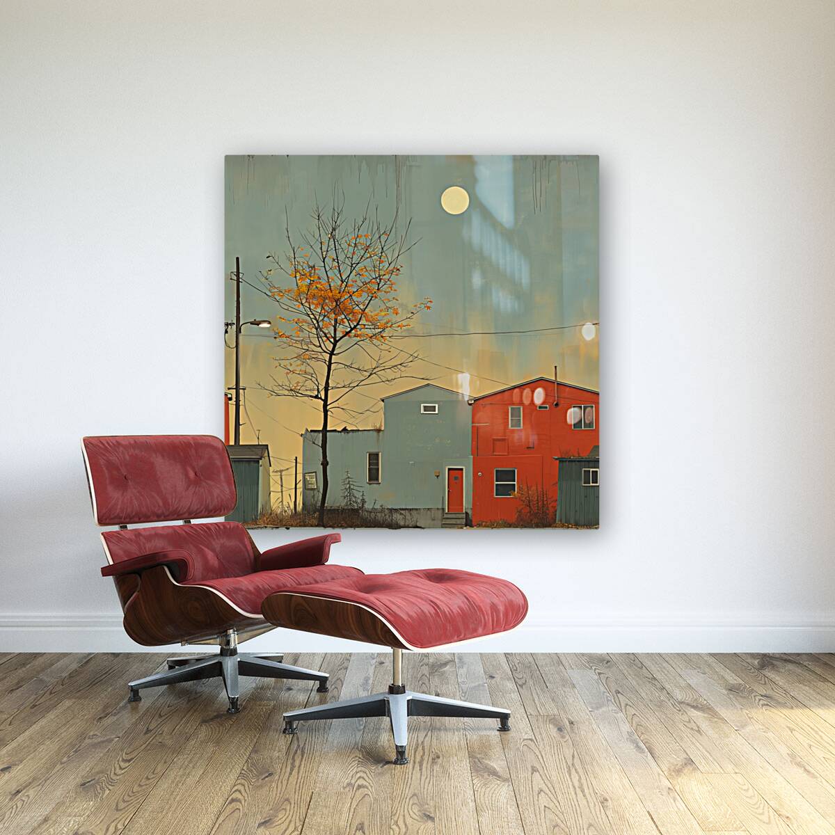 Celestial Views Abstract Landscape Reproduction