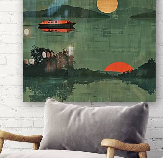 Dreamscape Abstract Landscape Reproduction