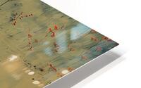 Ethereal Fields Abstract Landscape HD Metal print