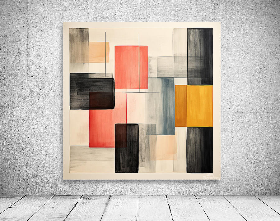 Harmonic Abstract Layers Wall Preview