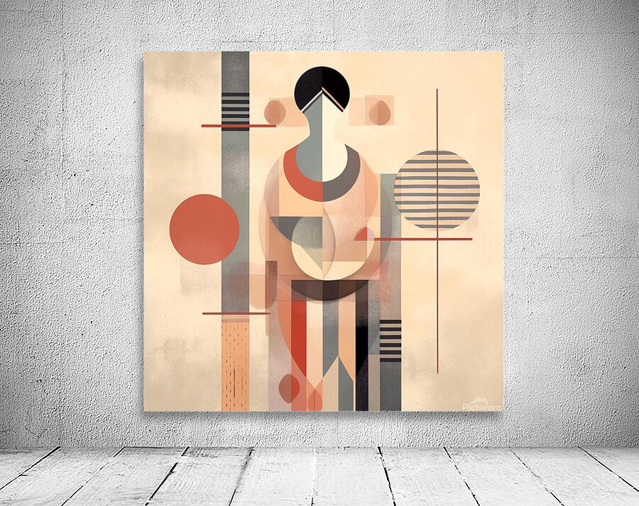 Cubist Abstract Elegance Wall Preview