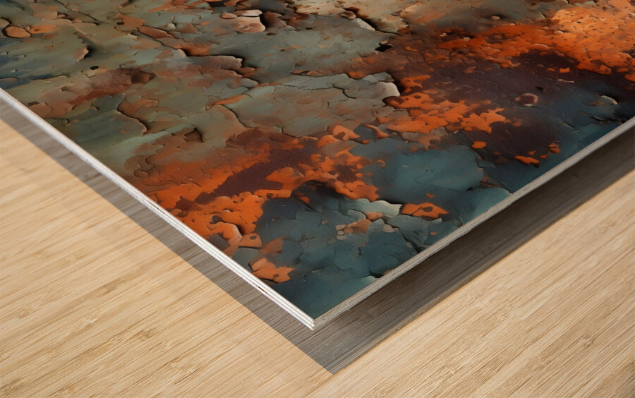 Rust and Reminiscence Wood print