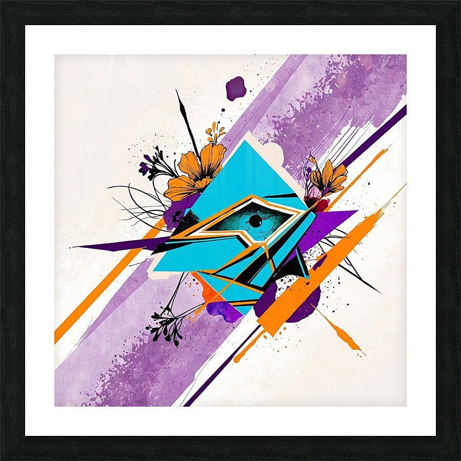 abstract wall art Picture Frame print