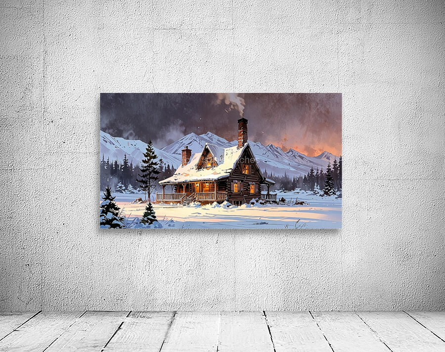 Cozy Cabin Christmas Wall Preview