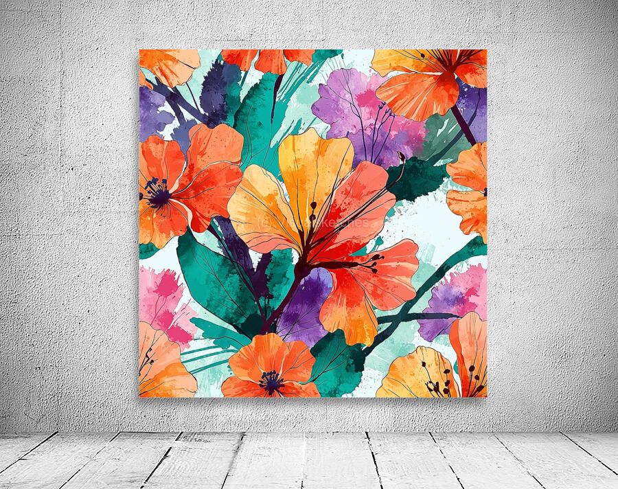 abstract forest art  Wall Preview