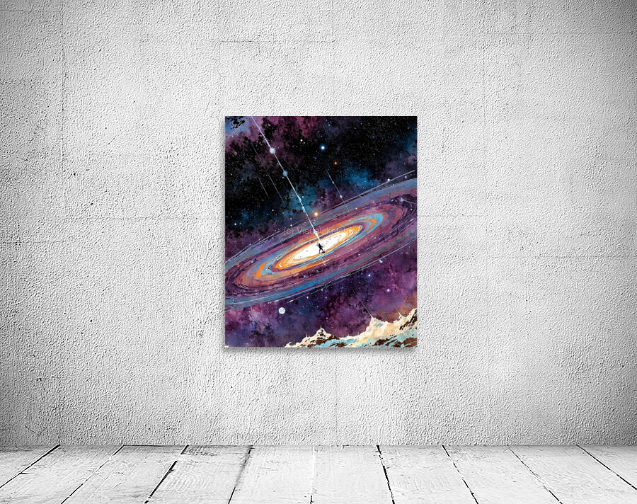 Cosmic Space Layers Wall Art Wall Preview