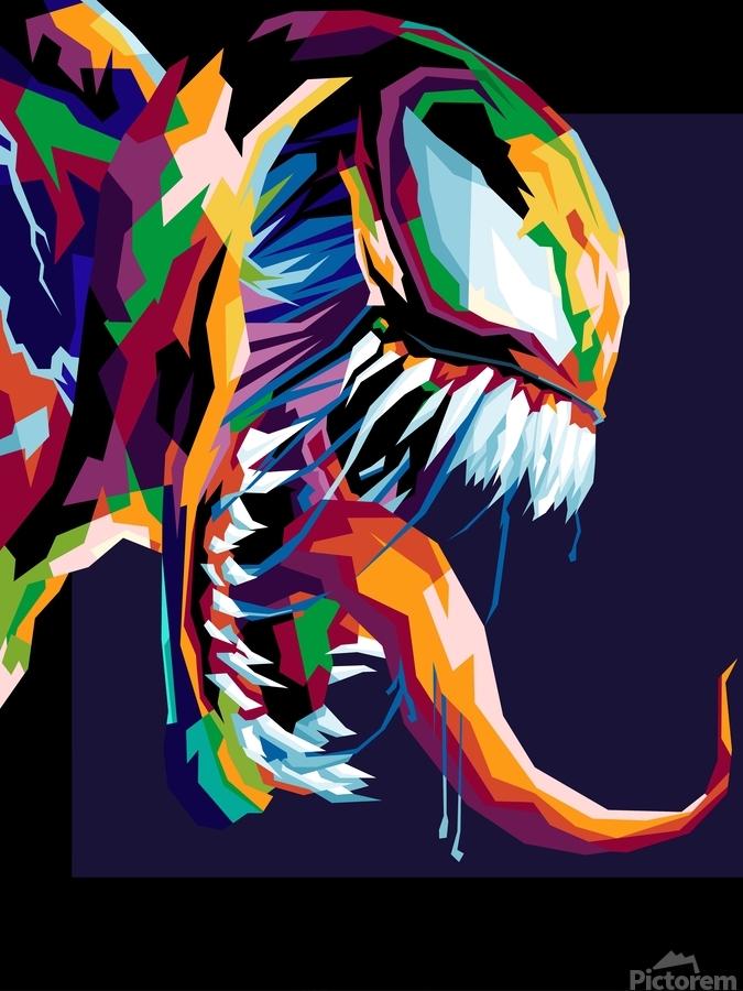 Venom wpap pop art style by Miru wpap pop art Wall Art
