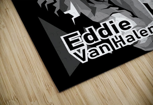 Special edition monocrome Eddie van halen Miru wpap pop art puzzle
