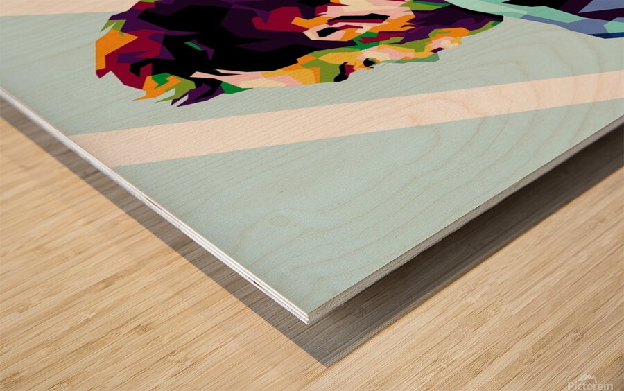 Cristian Eriksen in best football legend  Wood print