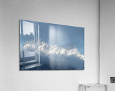 Mountain in the clouds Acrylic Print