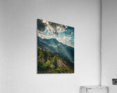 Sunray over the mountain Acrylic Print