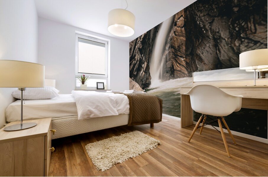 Hidden WaterFall  Mural print
