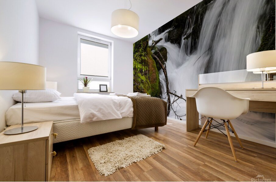 Milky Waterfall Mural print