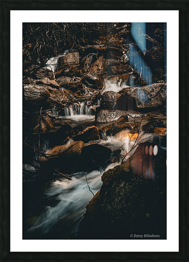 Milky Waterfall  Picture Frame print