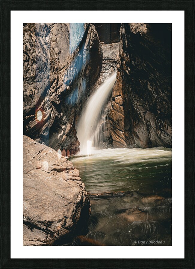 Hidden WaterFall  Picture Frame print