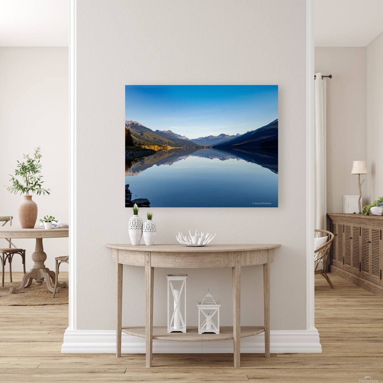 Moose lake refelection Reproduction