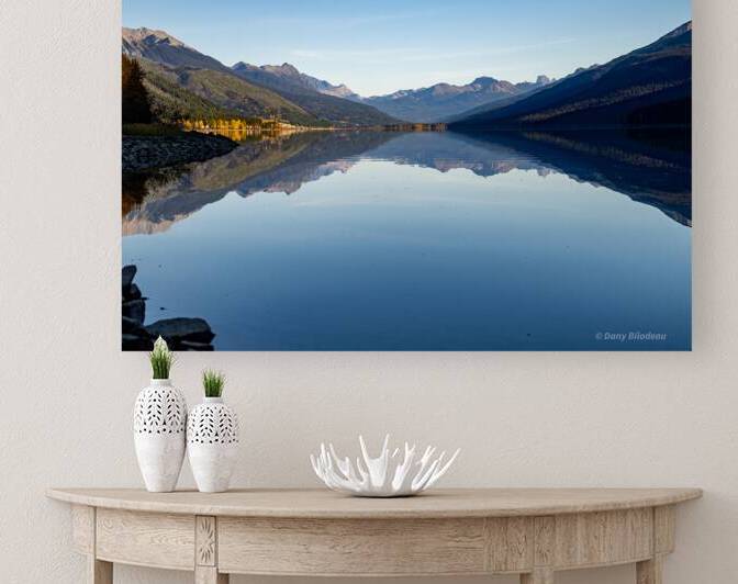 Moose lake refelection Reproduction