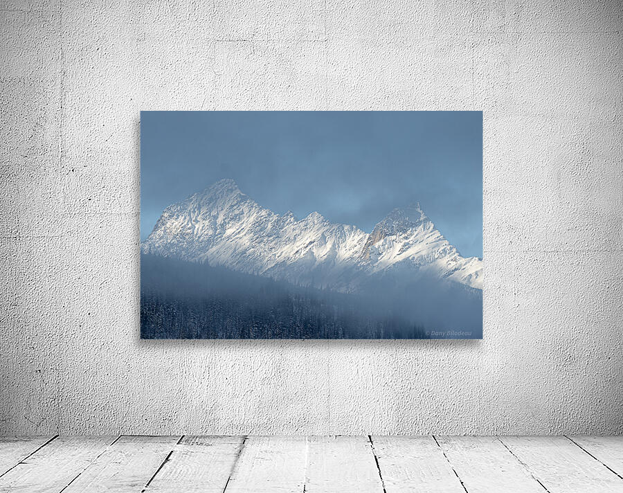 Mountain in the clouds Wall Preview