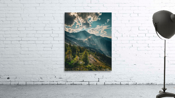 Sunray over the mountain Wall Preview