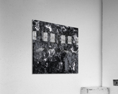 Abstract Deep Forest B&W Acrylic Print