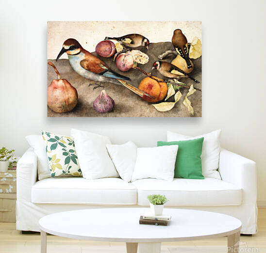 Still Life with Birds and Fruit Garzoni remastered by Postmark Puzzles