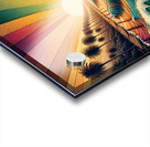 Sunset Stripes Acrylic print