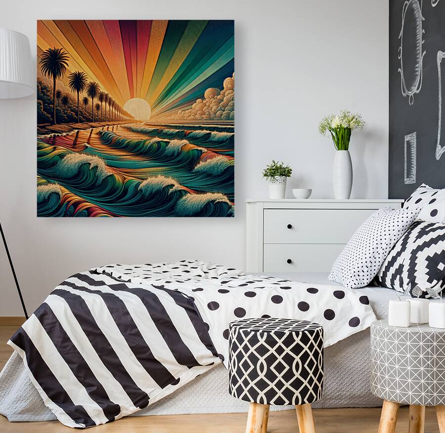 Sunset Stripes Reproduction