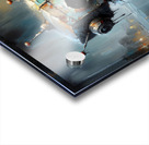 Melancholy Robot in City Acrylic print