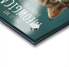 Cute Grey Tabby Cat with a Coffee Cup Acrylic print