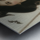 Vintage Halloween Elegance Metal print