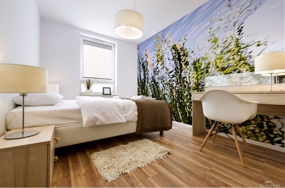 Cattails Mural print