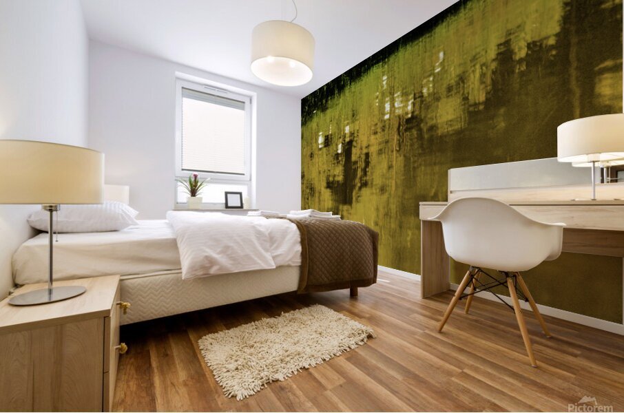 River Hibiscus Mural print