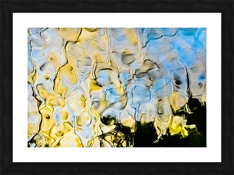 Yellow Pansies Picture Frame print