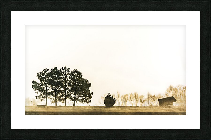 Winter Mists Reflected Picture Frame print