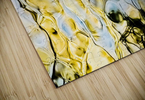 Yellow Pansies Reflective Photography puzzle