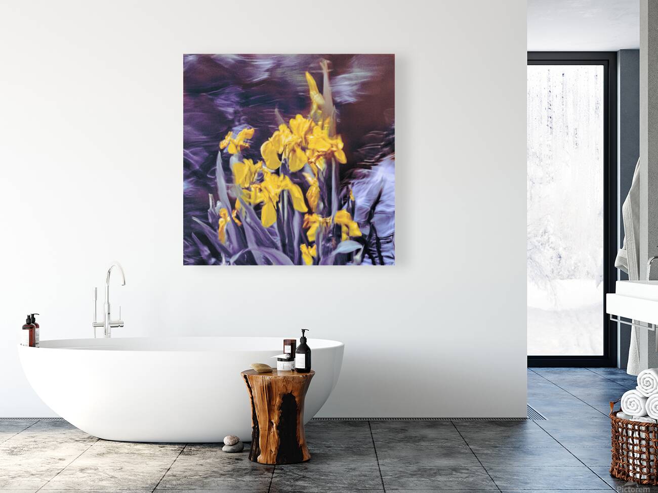 Yellow Water Iris Reproduction