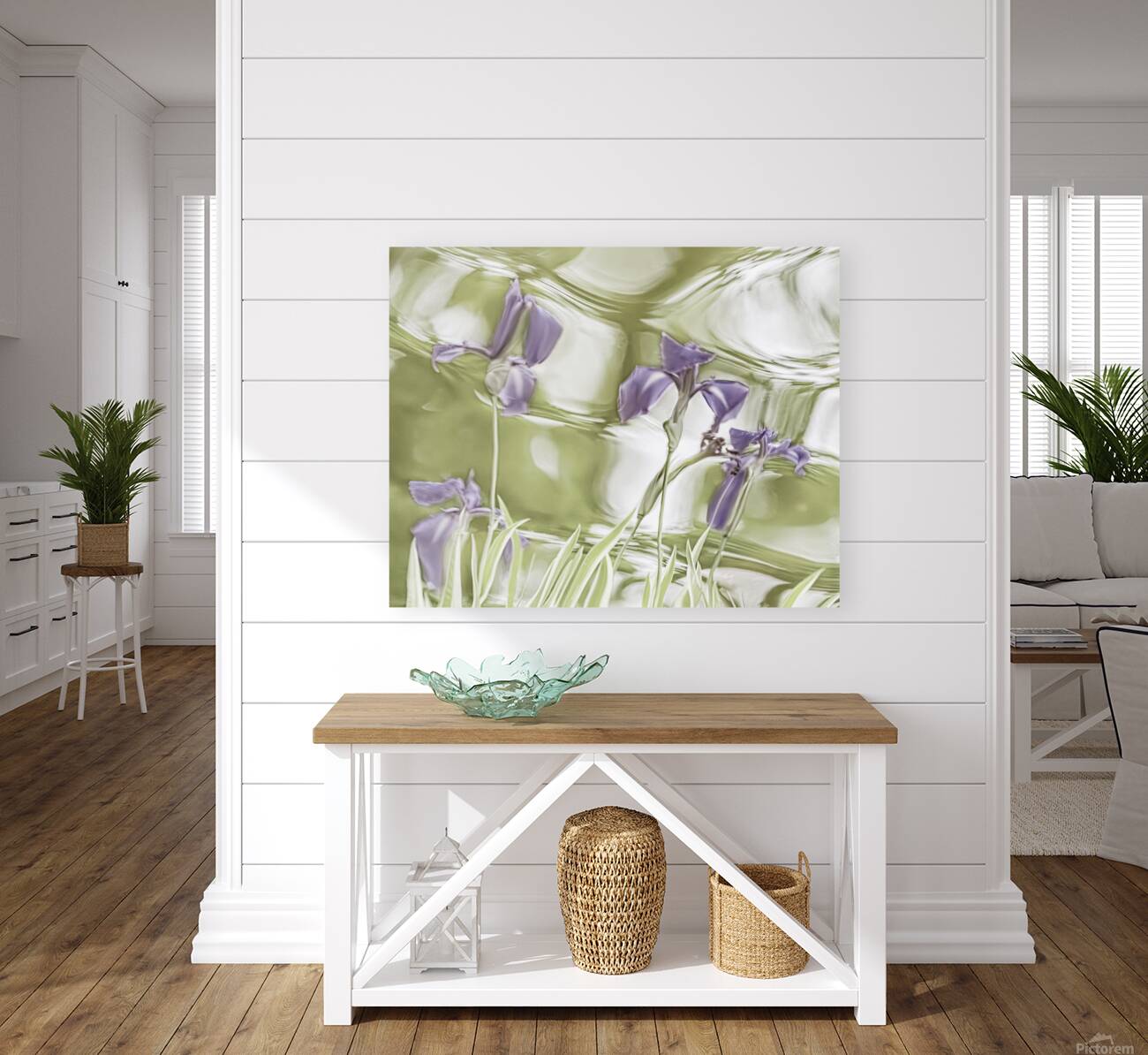 Purple Iris V Reproduction