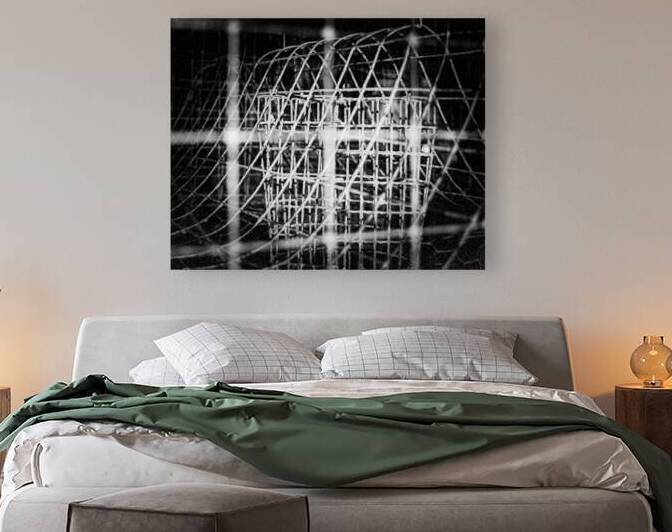 Crab Pot in Black and White by Reflective Photography