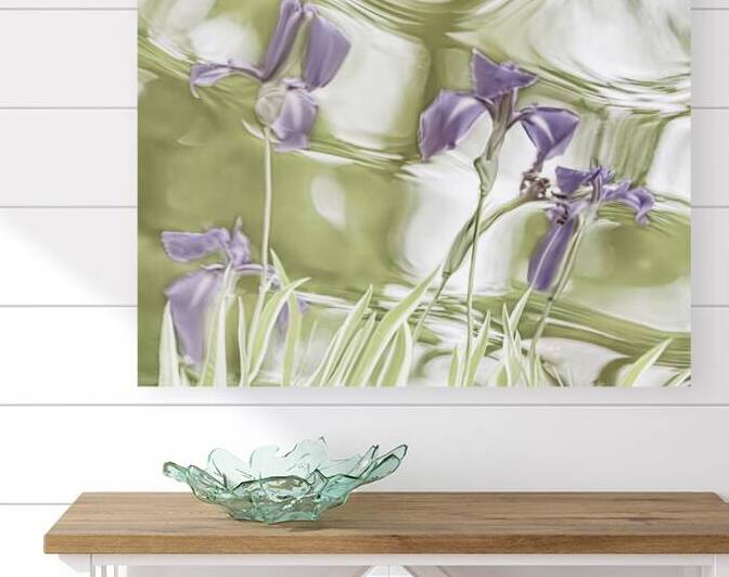 Purple Iris V Reproduction