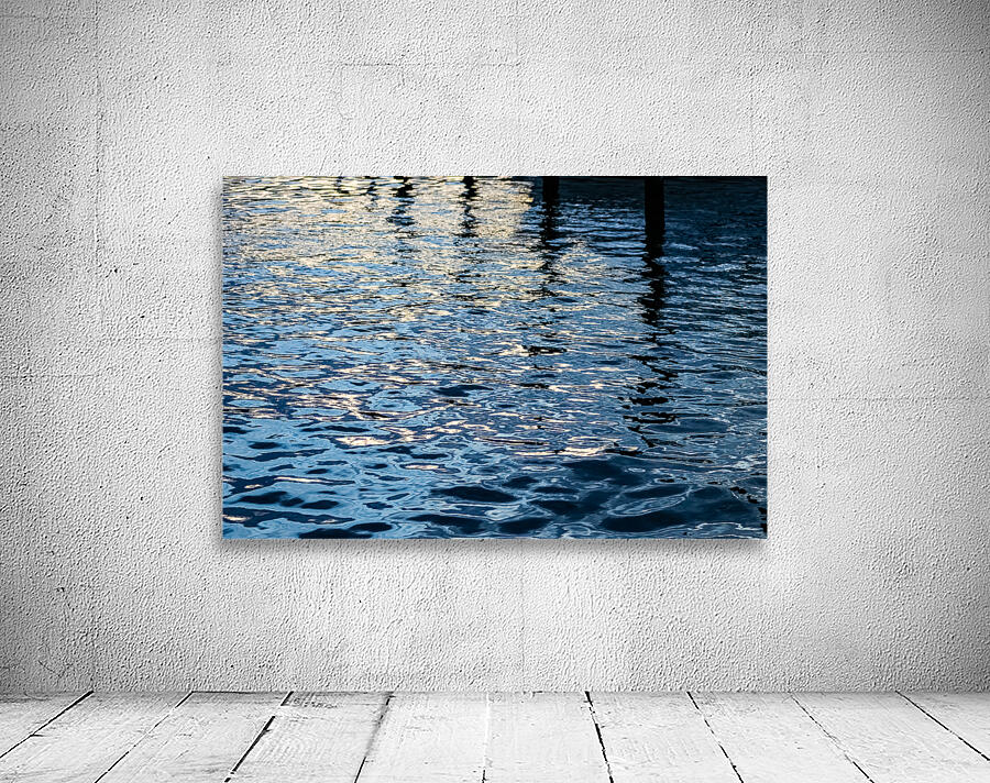 Rippled Blue Wall Preview