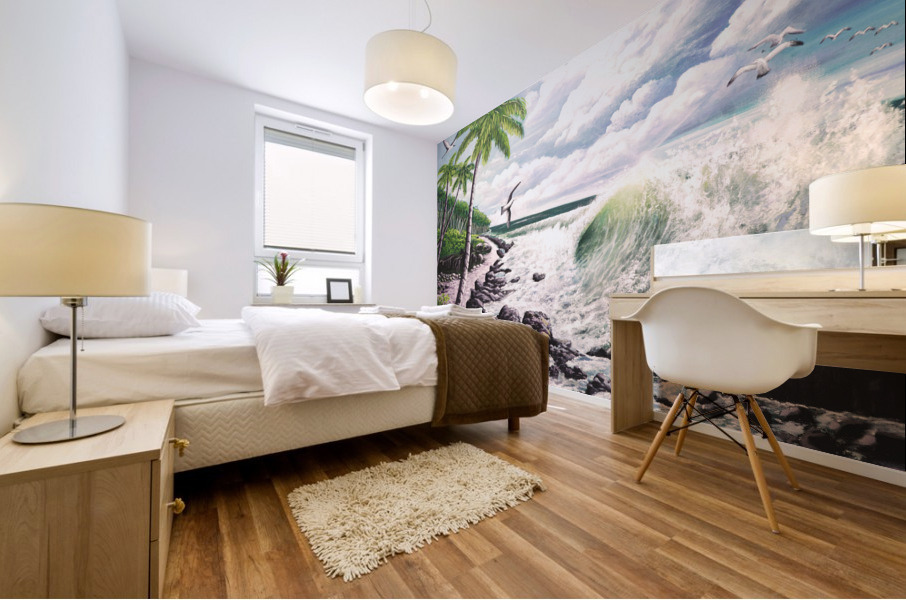 The Breeze Mural print