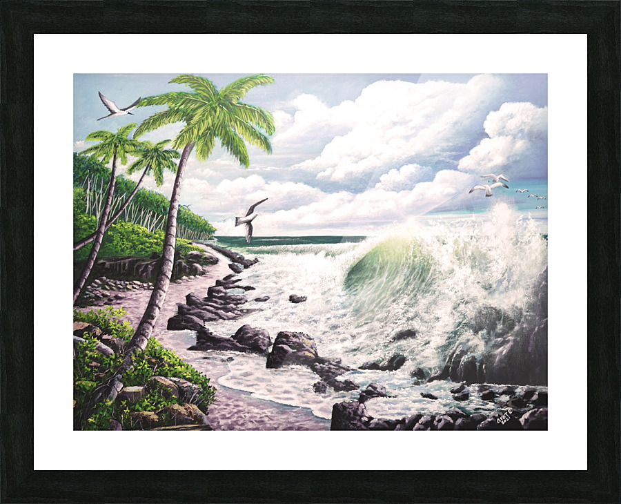 The Breeze Picture Frame print